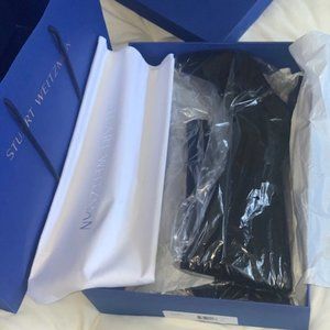 Stuart Weitzman | Black Hichamp | Over the Knee